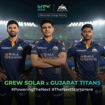 GREW Solar Turns to Cricket Culture to Champion India’s Energy Future with Gujarat Titans Trio