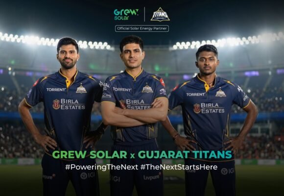 GREW Solar Turns to Cricket Culture to Champion India’s Energy Future with Gujarat Titans Trio