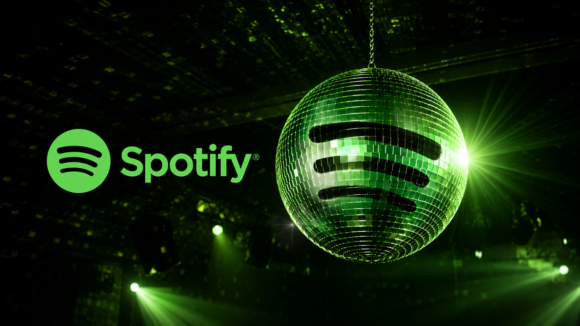Spotify’s Glitter-Themed 20th Anniversary Logo Divides the Internet