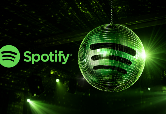 Spotify’s Glitter-Themed 20th Anniversary Logo Divides the Internet