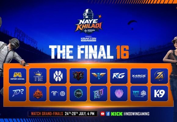 BGMI: NAYE KHILADI Powered by KRAFTON India Esports Heads into Grand Finals; Top 16 Teams Set for the Ultimate Showdown