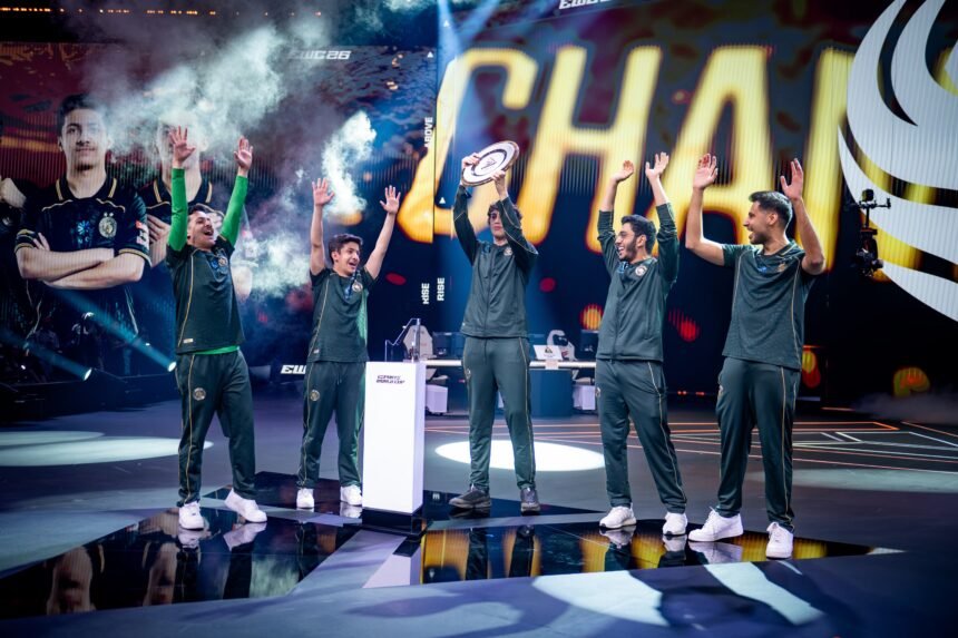 Esports World Cup 2026: Team Falcons reclaim Club Championship lead; Dralii makes history as first player to win three EWC titles