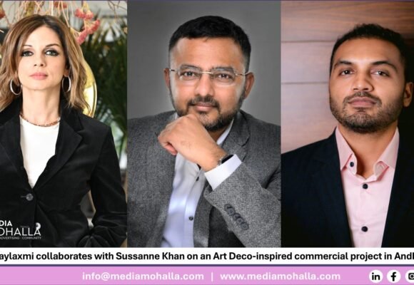 AGM Vijaylaxmi collaborates with Sussanne Khan on an Art Deco-inspired commercial project in Andheri East