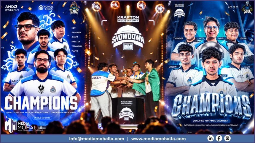 S8UL Esports crowned champions of BMSD 2026 and KIC India qualifier; set to represent India at two global tournaments